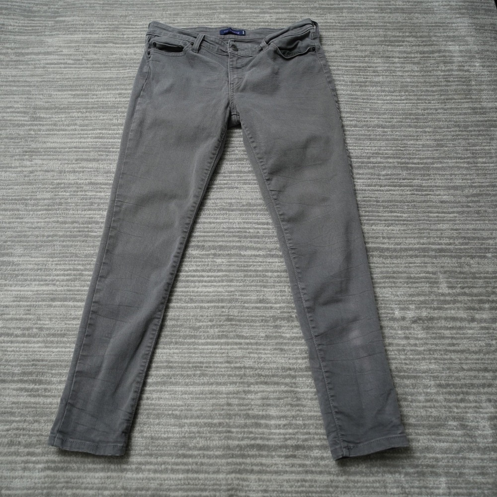 Levi's 535 Legging Women's Gray Skinny Jeans Denim Size 15 M 32 X 29.25‎